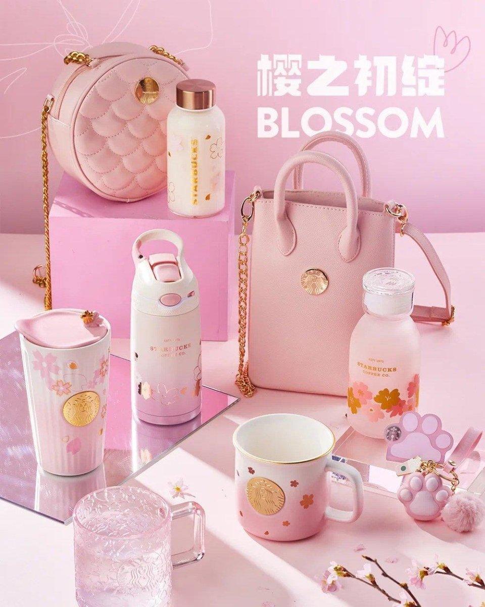 Starbucks China Sakura Pink Glitter Studded Cup 710ml / 24oz – Ann Ann  Starbucks