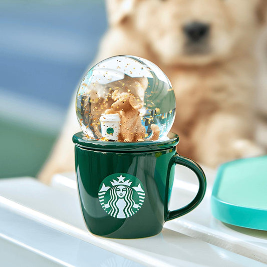 Starbucks 89ml/3oz Doggie Globe Ceramic Cup