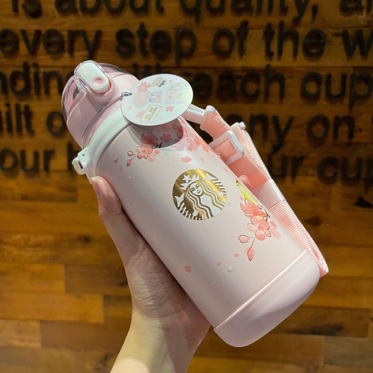 Bar uvidenhed største Starbucks Sakura Thermos Straw Tumbler with Strap – Ann Ann Starbucks