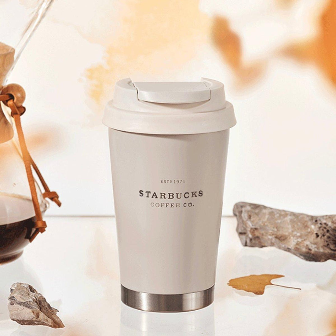 384ml/13oz Autumn Stainless Steel Traveling Cup