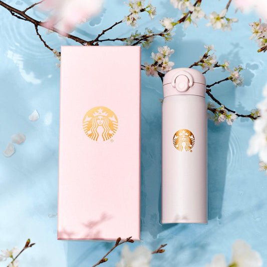 Starbucks 500ml/17oz Cherry Blossom Thermos Bottle Gift Set