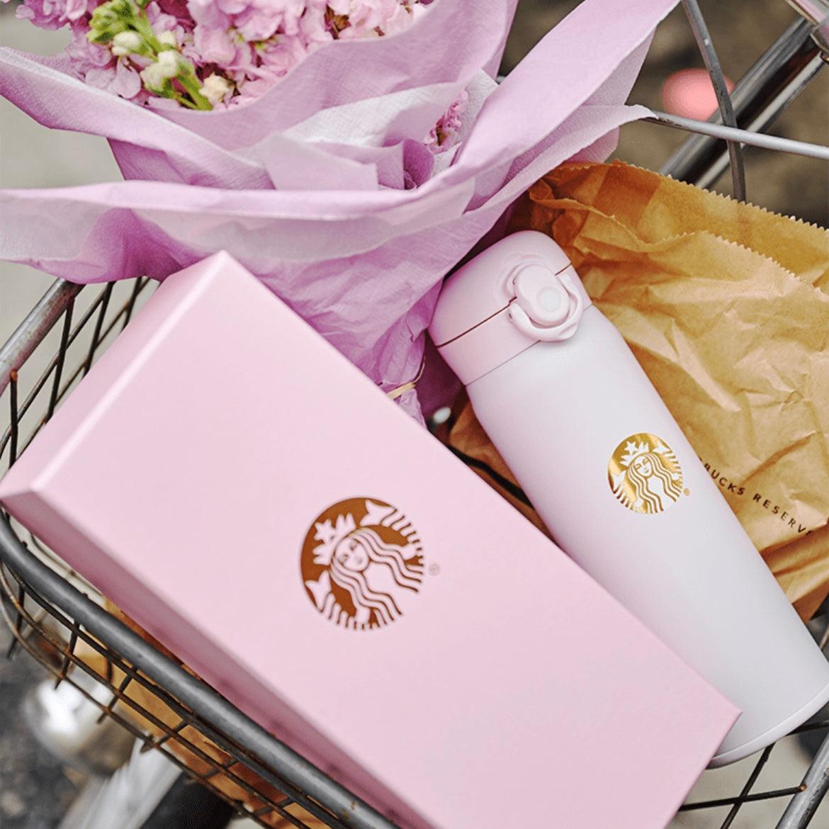 Starbucks 500ml/17oz Cherry Blossom Thermos Bottle Gift Set