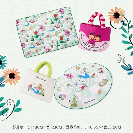 Starbucks China Alice in Wonderland Hand Bag with Picnic Blanket