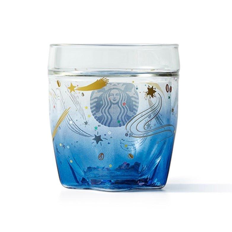 237ml/8oz Summer Starry Night Double-Walled Glass (Starbucks Summer Night Fireworks 2022 Collection)  - Ann Ann Starbucks