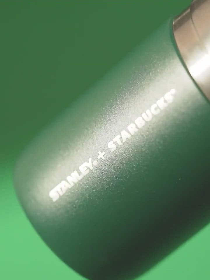 Starbucks x Stanley Be Strong Like Coffee Leaf Green Stainless Steel Tumbler (Starbucks China Mint 2021 Edition)