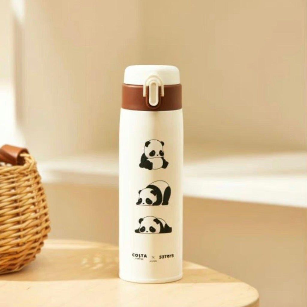350ml/12oz Costa x 520Toys Panda Thermos Bottle - Ann Ann Starbucks