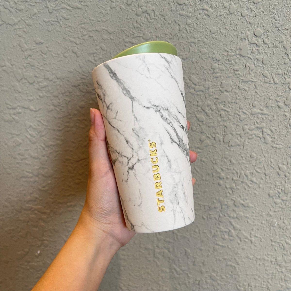 355m/12oz Marbled Double-Layer Ceramic Cup (Starbucks Marble Series 2022 Collection) - Ann Ann Starbucks