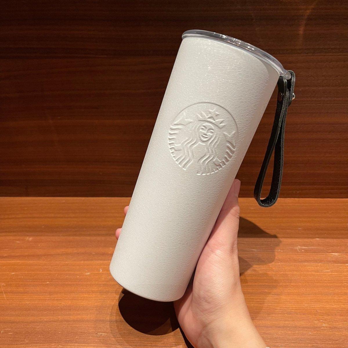 473ml/16oz Coffee Green Theme Stainless Steel Cup with Strap (Starbucks Wizard Bear 2022 Collection)  - Ann Ann Starbucks