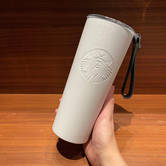 473ml/16oz Coffee Green Theme Stainless Steel Cup with Strap (Starbucks Wizard Bear 2022 Collection)  - Ann Ann Starbucks