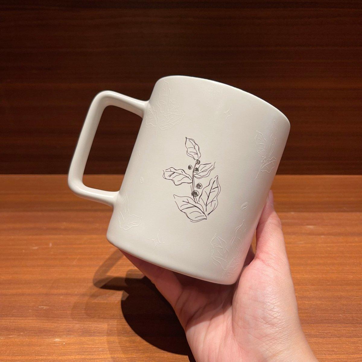 473ml/16oz Coffee Making Starbucks Silver Logo Ceramic Mug (Starbucks Wizard Bear 2022 Collection)  - Ann Ann Starbucks