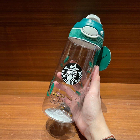 600ml/20oz Coffee Making Contigo Plastic Sippy Cup  (Starbucks Wizard Bear 2022 Collection)  - Ann Ann Starbucks