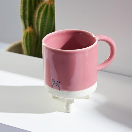 89ml/3oz Fuzzy Caterpillar Ceramic Mug - Ann Ann Starbucks