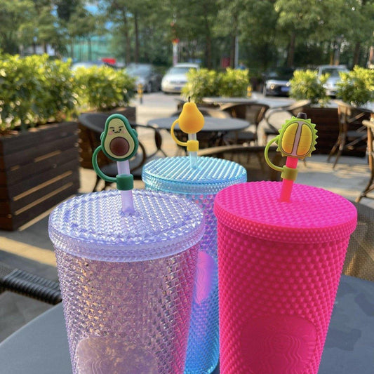 Avocado, Pear, Durian Straw Toppers set of 3 for Tumbler, Straw Cup – Starbucks Accessories - Ann Ann Starbucks