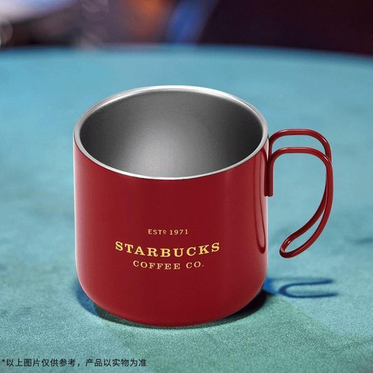 Red Enamel Mug (Starbucks China 4th Release 2021) - Ann Ann Starbucks