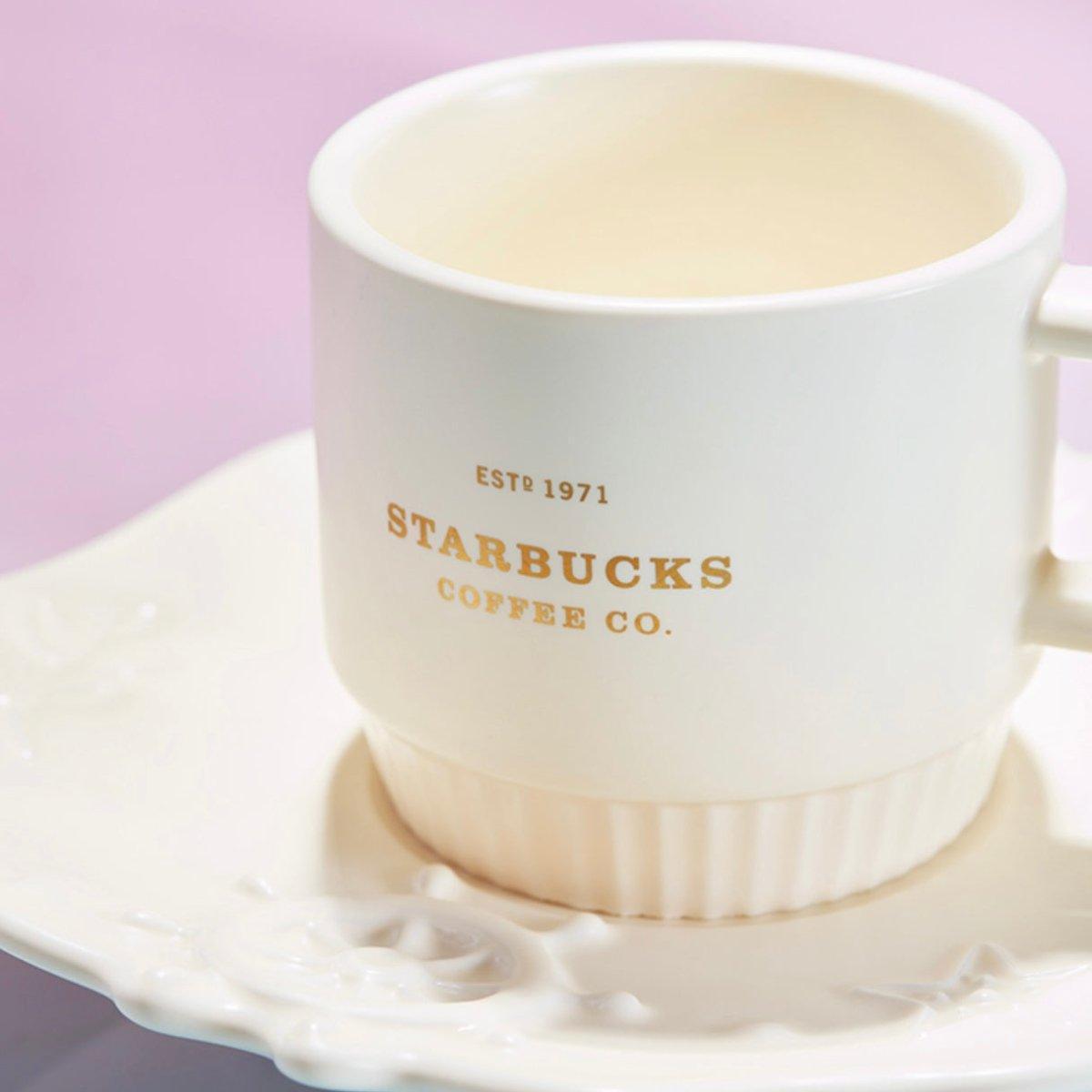 Starbucks 225ml/8oz Anniversary Phantom Goddess Tea Cup with Saucer - Ann Ann Starbucks