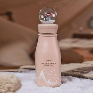 Starbucks 237ml/8oz Mini Scenic Winter Thermos Bottle - Ann Ann Starbucks