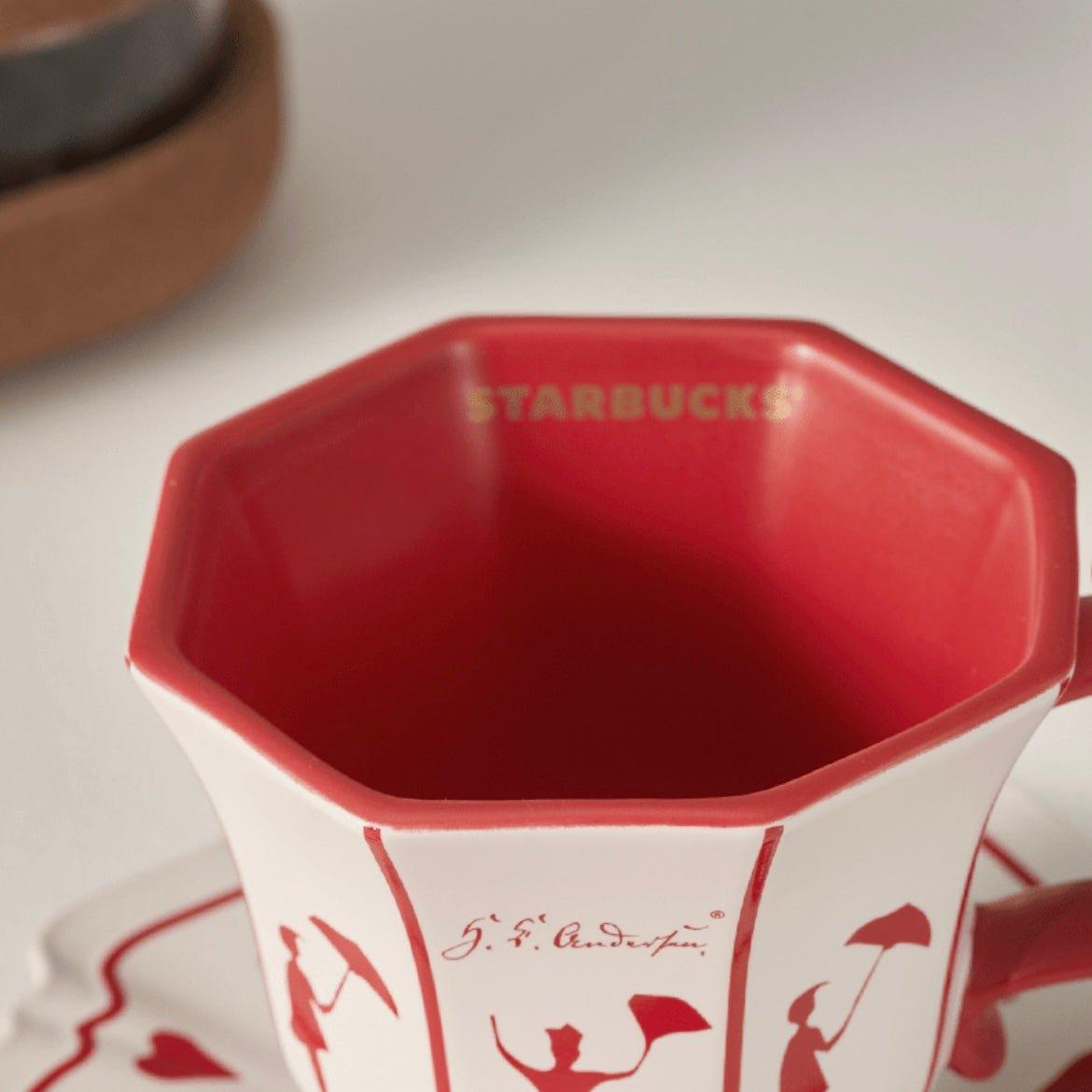 Starbucks 260ml/9oz Ballerina Ceramic Cup with Saucer - Ann Ann Starbucks