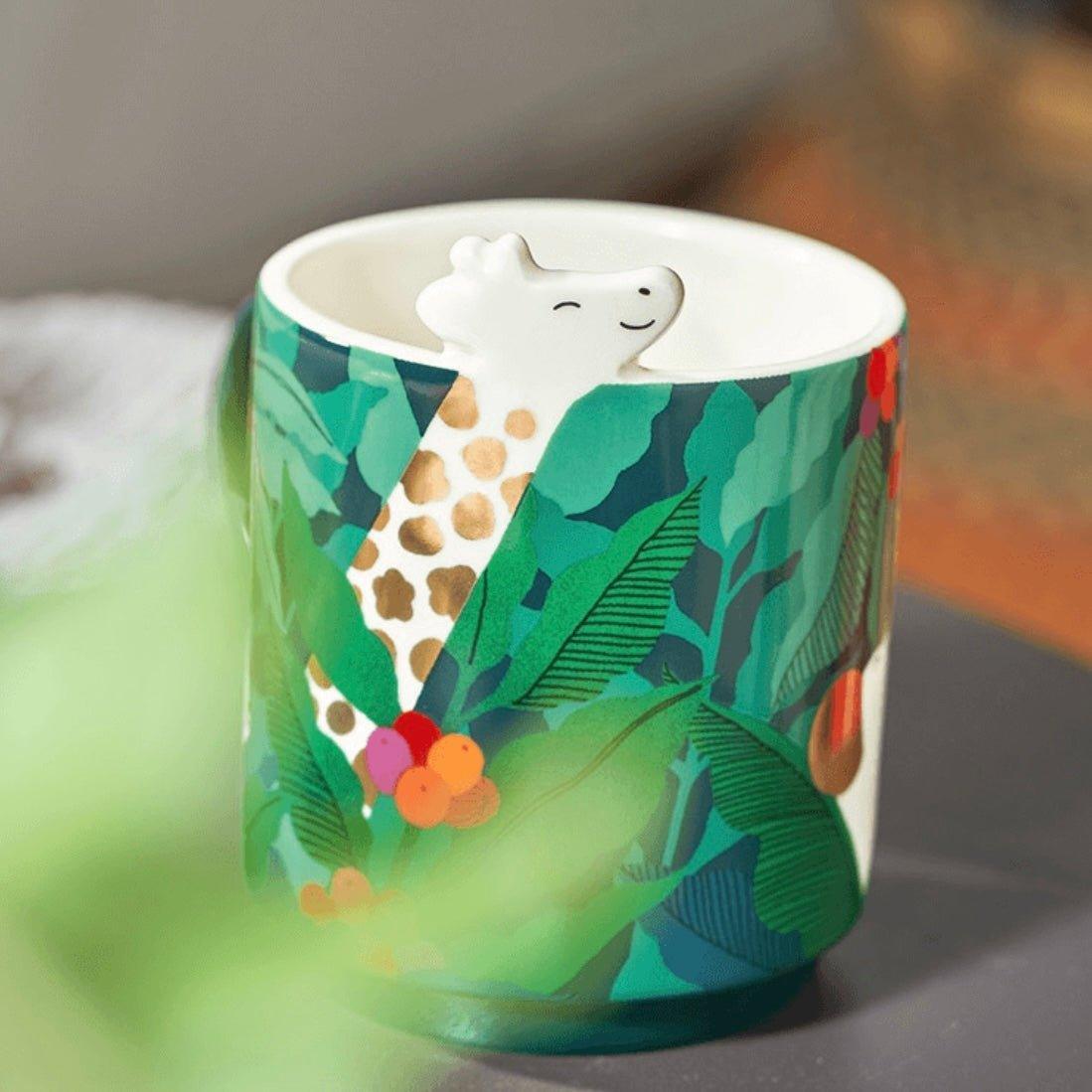 Starbucks 300ml/10oz Animal Jungle Ceramic Cup - Ann Ann Starbucks