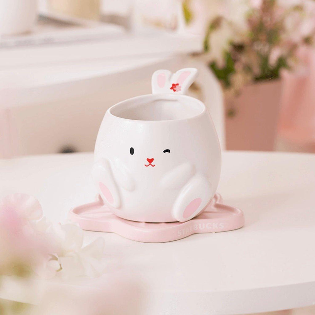 Starbucks 355ml/12oz Bunny Crafted Ceramic Cup - Ann Ann Starbucks