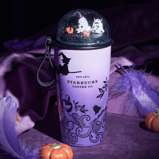 Starbucks 355ml/12oz Halloween Masquerade Stainless Steel Dome Cup - Ann Ann Starbucks