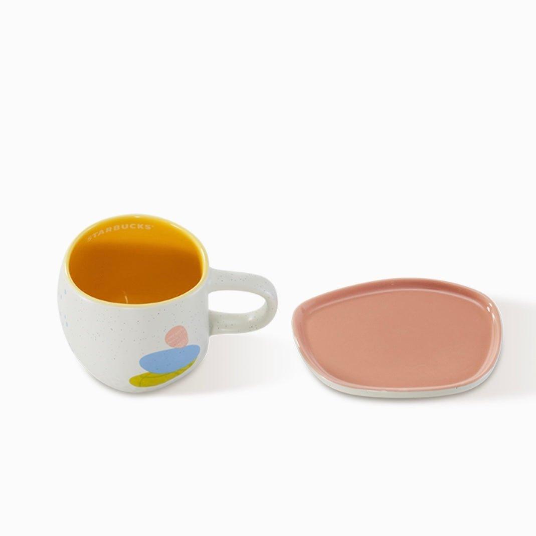Starbucks 355ml/12oz Nature’s Ceramic Cup with Saucer - Ann Ann Starbucks