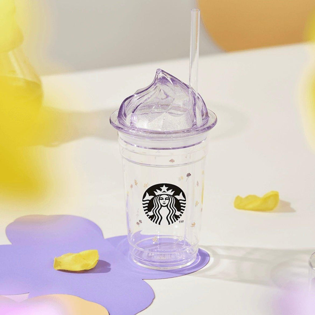 Starbucks 355ml/14oz Ice Cream Glass Cup - Ann Ann Starbucks