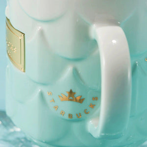 Starbucks 385ml/13oz Anniversary Ocean Blue Gradient Ceramic Mug - Ann Ann Starbucks