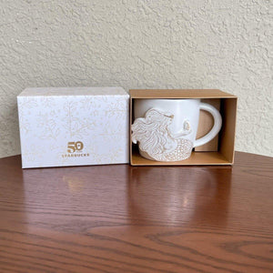 Starbucks 3D Siren Ceramic Cup (Starbucks 50th Anniversary Edition) - Ann Ann Starbucks