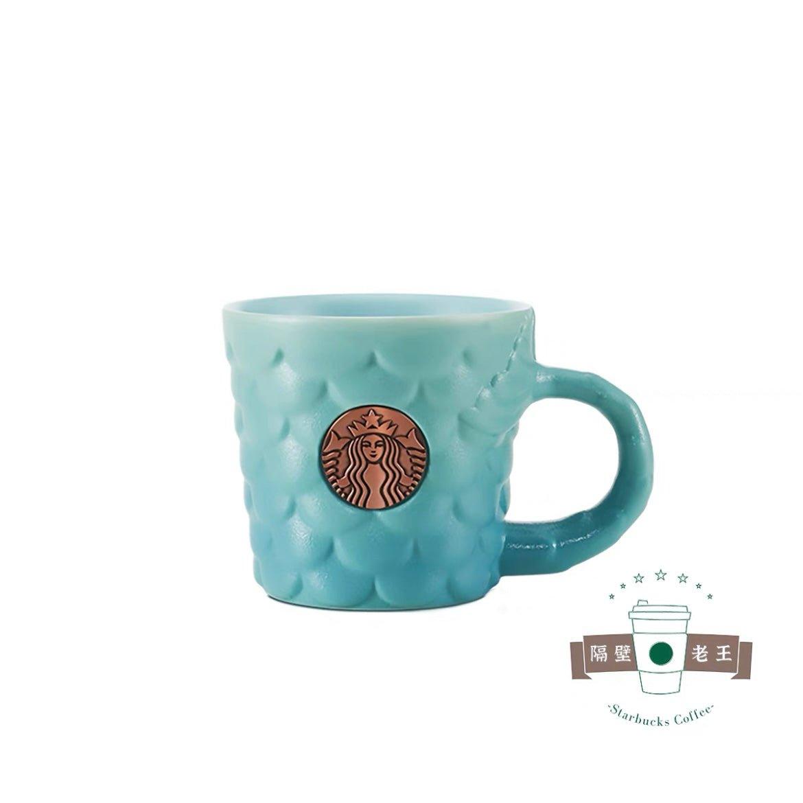 Starbucks 400ml/14oz Siren Scale Ceramic Cup - Ann Ann Starbucks