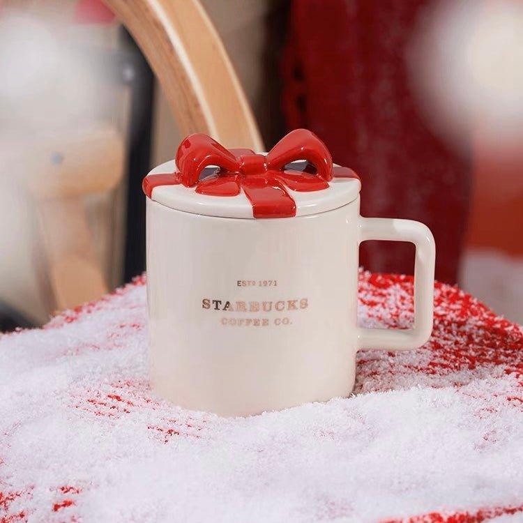 Starbucks 410ml/19oz Gift Shaped Ceramic Cup - Ann Ann Starbucks