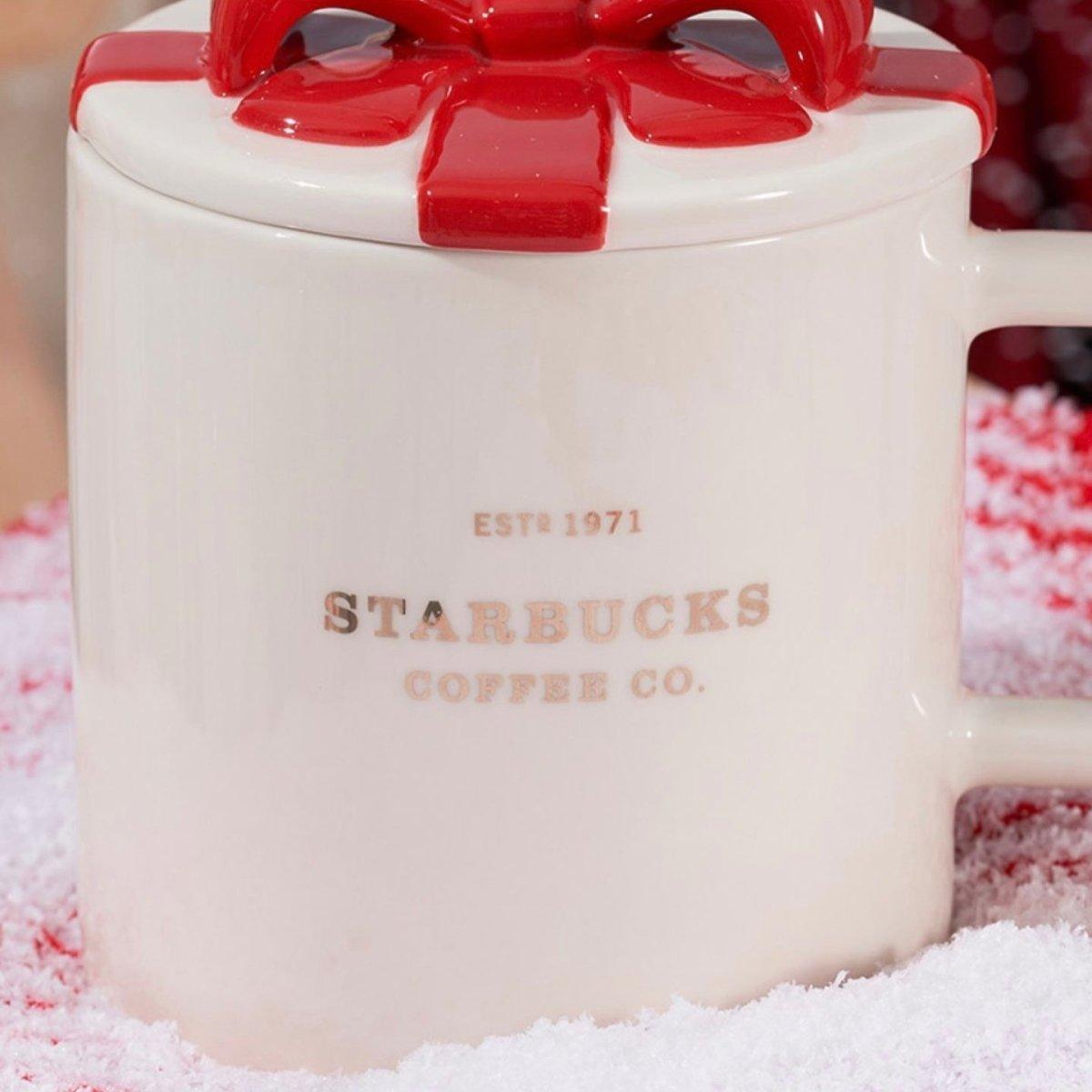 Starbucks 410ml/19oz Gift Shaped Ceramic Cup - Ann Ann Starbucks