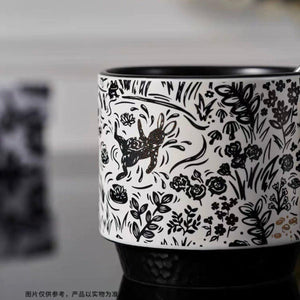 Starbucks 414ml/14oz Kate Spade Ceramic Mug with Stirrer - Ann Ann Starbucks