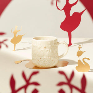 Starbucks 414ml/14oz Swan with Ballerina Ceramic Mug - Ann Ann Starbucks