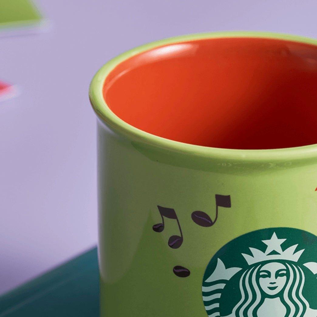 Starbucks 420ml/14oz Music Ceramic Cup - Ann Ann Starbucks