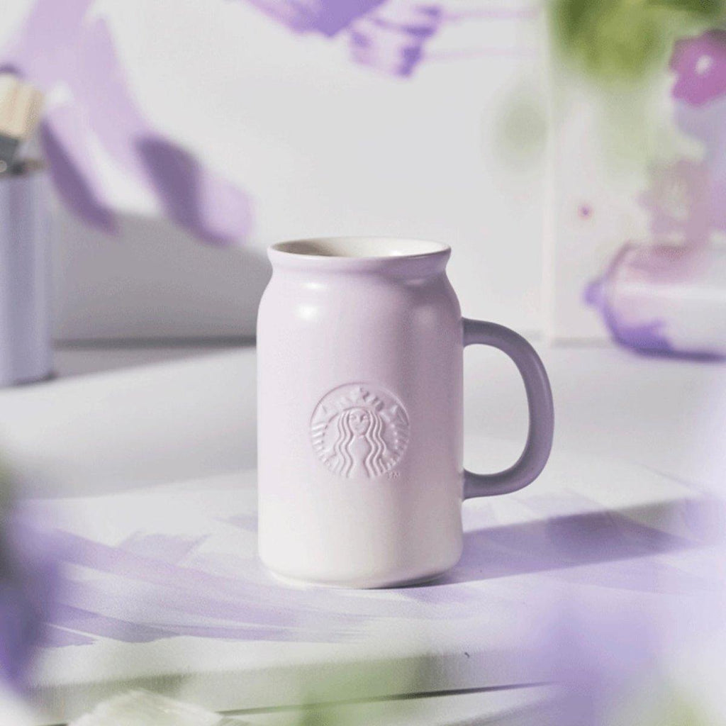 Starbucks 420ml/14oz Soft Purple Ceramic Cup - Ann Ann Starbucks