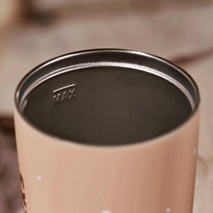 Starbucks 473ml/16oz Brown Stainless Steel Travelling Cup with Furry Sleeve - Ann Ann Starbucks