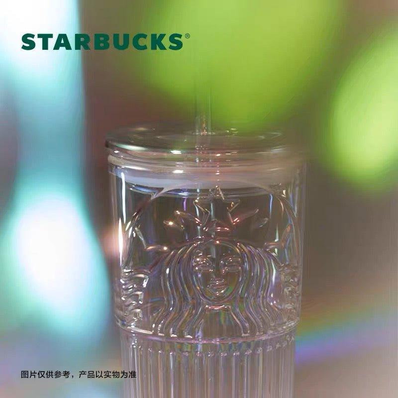 Starbucks 550ml/19oz Goddess of illusion Glass Cup - Ann Ann Starbucks