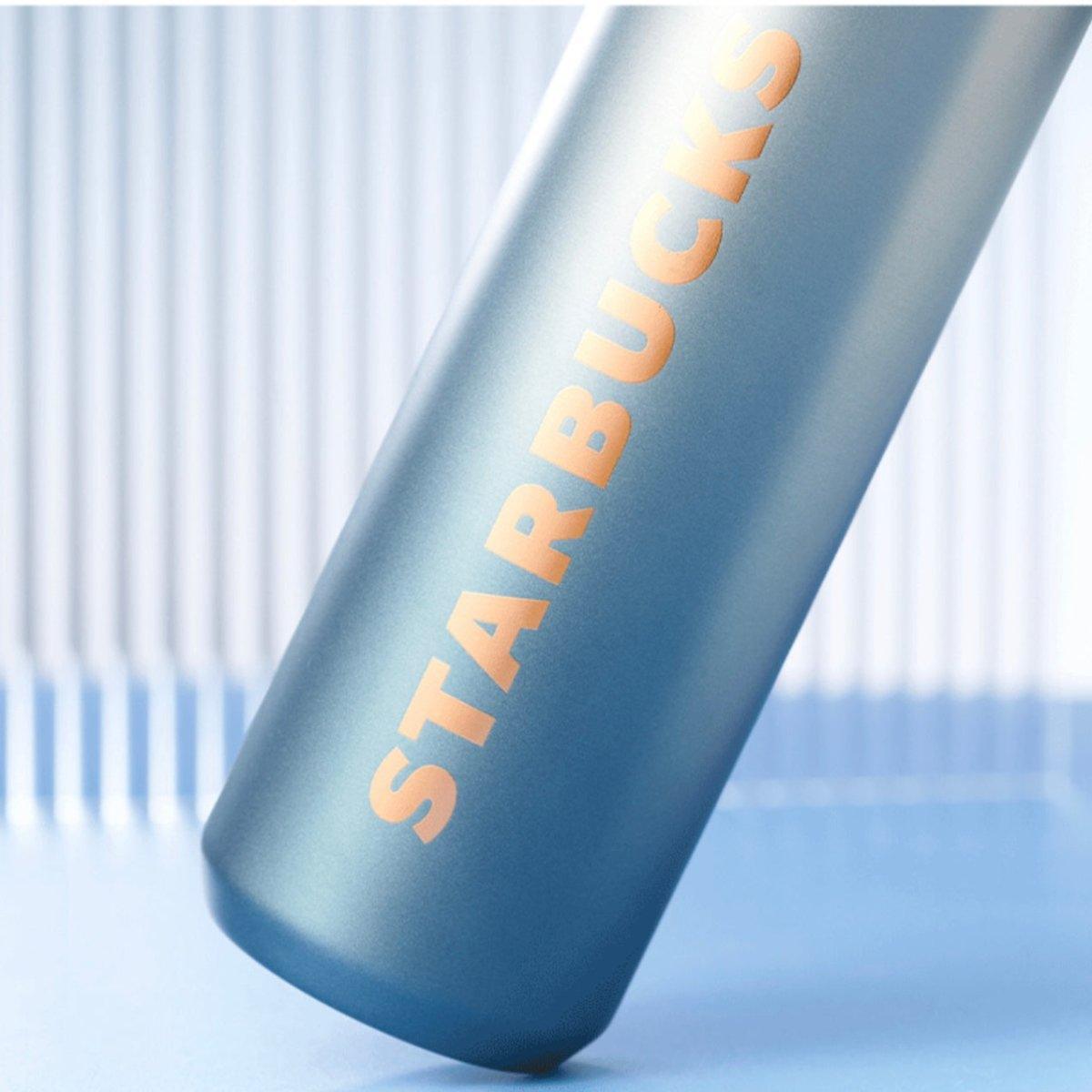 Starbucks 591ml/20oz Gradient Blue Classic Stainless Steel Thermos Bottle - Ann Ann Starbucks