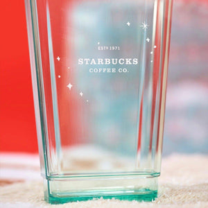 Starbucks 591ml/20oz Polar Bear Plastic Cup with Chain Sleeve - Ann Ann Starbucks