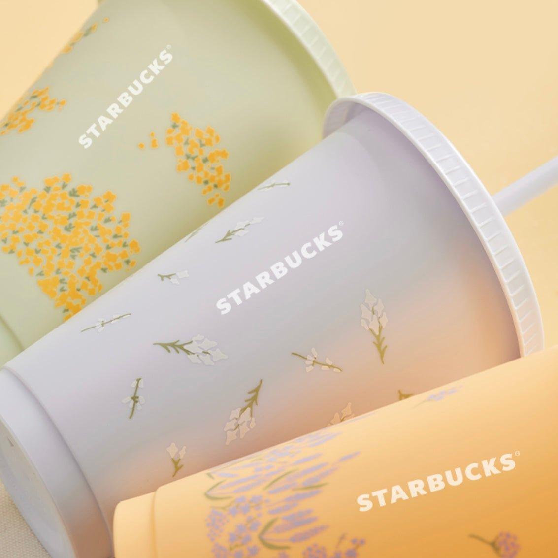Starbucks 591ml/20oz Set of 3 Plastic Cups (with drawstring bag) - Ann Ann Starbucks
