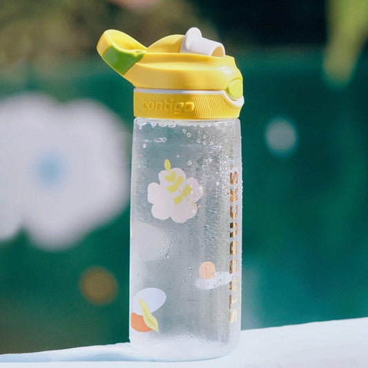 Starbucks 600ml/20oz Nature’s Yellow Plastic Contigo Bottle - Ann Ann Starbucks