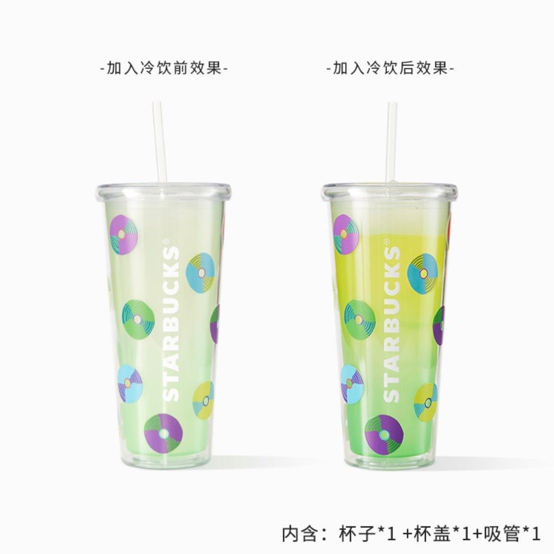 Starbucks 710ml/24oz Color Changing Cold Cup with Straw - Ann Ann Starbucks