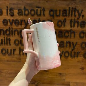 Starbucks Ceramic Mug with Sakura Spoon 473ml/15,99oz - Ann Ann Starbucks