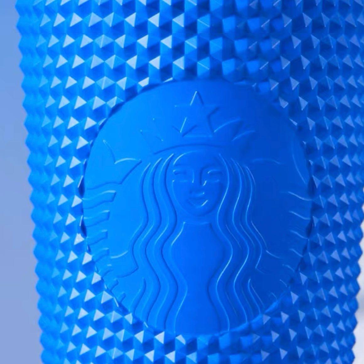 Starbucks China 2022 Christmas Klein Blue Studded 24OZ Venti Tumbler Straw Cup - Ann Ann Starbucks