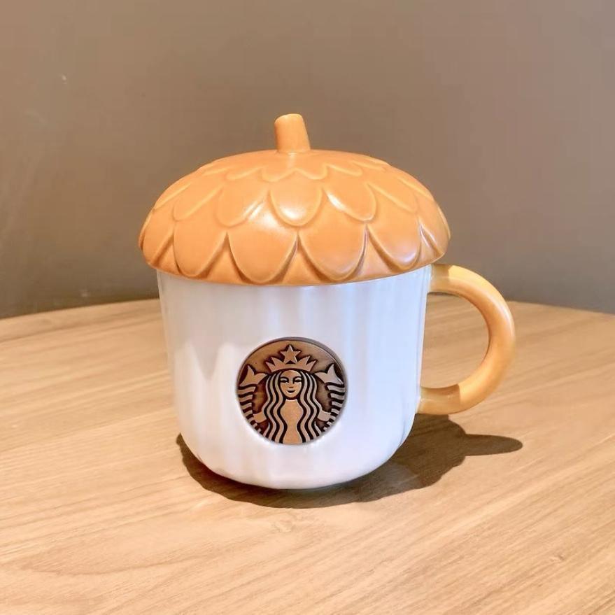 Starbucks China Acron Ceramic Mug (Starbucks Autumn Forest Edition) - Ann Ann Starbucks
