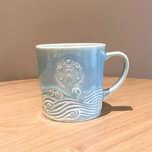 Starbucks China Autumn Waves Ceramic Mug - Ann Ann Starbucks
