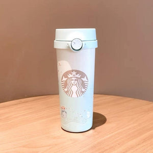Starbucks China Autumn Waves Stainless Steel Tumbler Cup - Ann Ann Starbucks