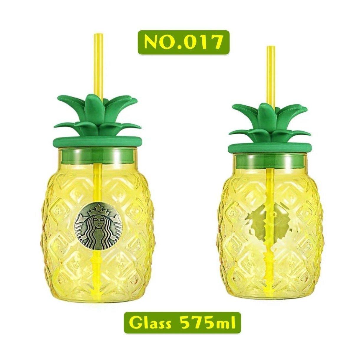 Starbucks China Pineapple Glass Cup (Summer Jungle 2021 Edition) - Ann Ann Starbucks