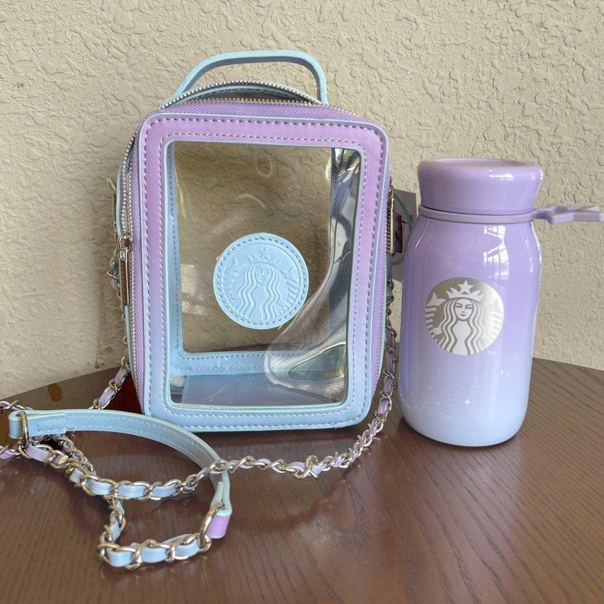 Starbucks China Purple Starry Summer Night Ombre Cup with Clear Bag - Ann Ann Starbucks
