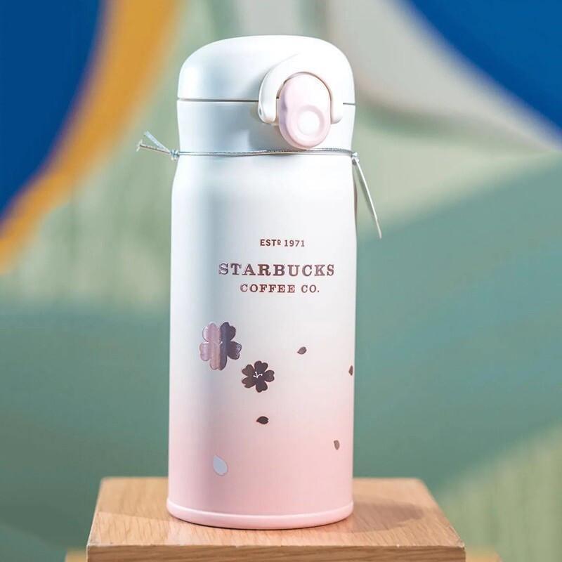 Starbucks China Stainless Thermos Tumbler (Sakura 2021 Edition) - Ann Ann Starbucks